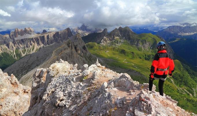 Tolle Aussicht bei Wanderung