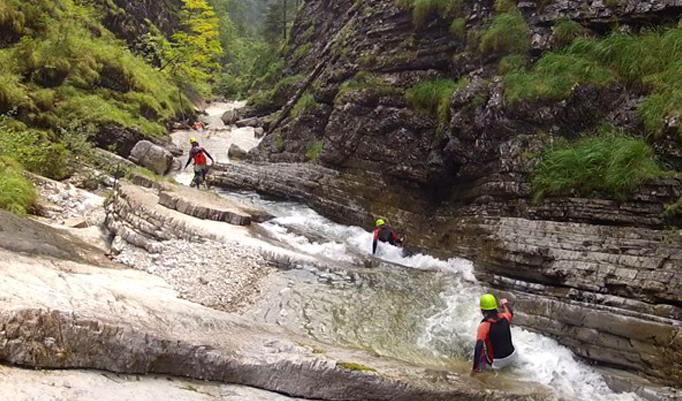 Teamtraining Canyoning Tour