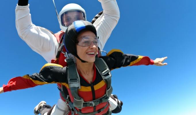 Tandem Fallschirmsprung aus 6000 Metern