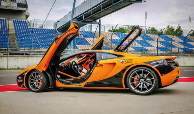 McLaren MP4 Rennstreckentraining