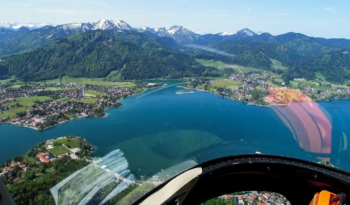 Hubschrauber Rundflug in Bayern