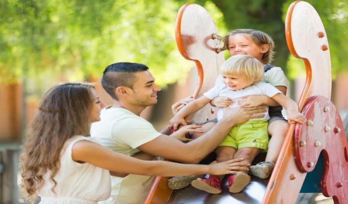 Fotoshooting mit der Familie
