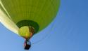 Ballonfahrt mit blauem Himmel in Ribnitz-Dammgarten